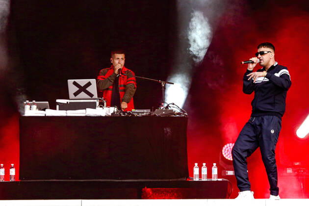 Rapper Haftbefehl staggers across stage, concert in Mannheim cancelled - archive pictures