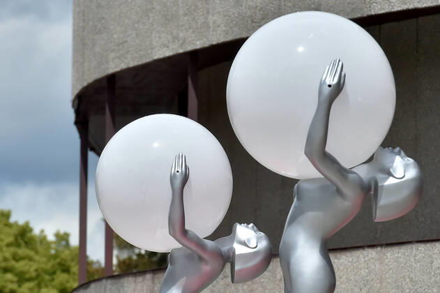 Czech Republic, preparations for Tady Vary Film Festival in Karlovy Vary