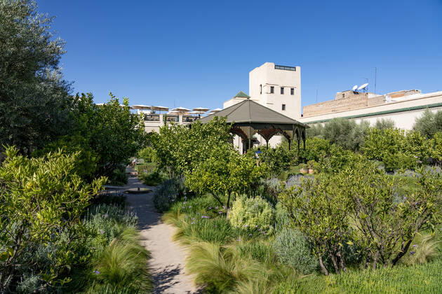 Travel, Parks and Gardens, Marokko, Le Jardin Secret in Marrakesch