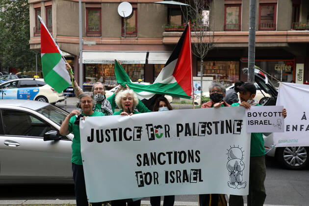 Berlin, protest against Israeli apartheid