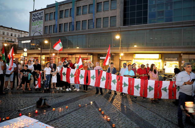 Germany, expression of solidarity with Lebanon in Berlin