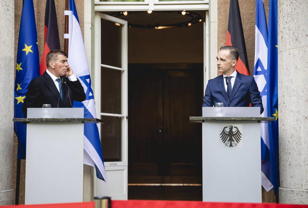 Berlin, Joint press conference by Heiko Maas and Gabi Ashkenazi