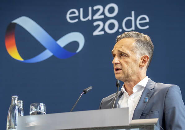 Germany, Final Press Conference of the Gymnich Meeting of EU Foreign Ministers in Berlin