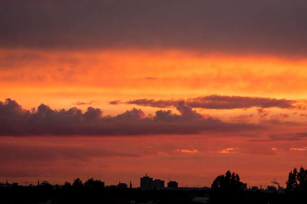 Berlin, sunset