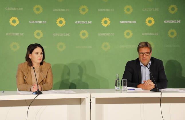 Berlin, Bündnis 90 Die Grünen press conference
