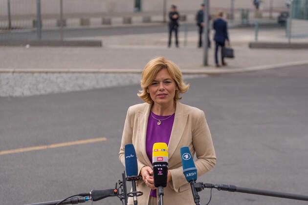 Berlin, Press Statement by Minister of Agriculture Klöckner