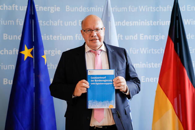 Berlin, Peter Altmaier presents draft bill for the GWB Digitisation Act