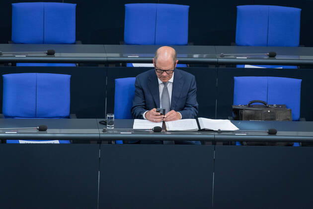 Berlin, plenary session in the Bundestag