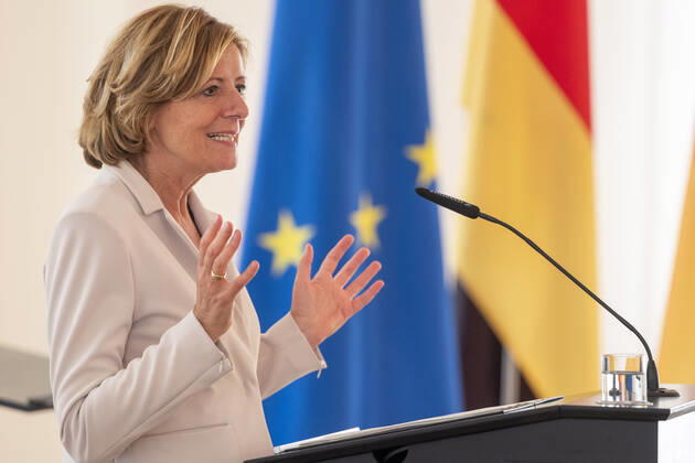 Rheinland-Pfalz, Ministerpräsidentin Malu Dreyer anlässlich der Vergabe berufsbezogener Titel