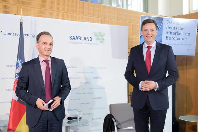 Berlin, commemorative event for the 70th anniversary of the membership of the FRG and Saarland in the Council of Europe