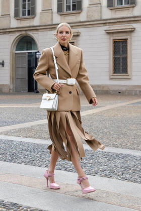 Milan Fashion Week, Influencer Leonie Hanne