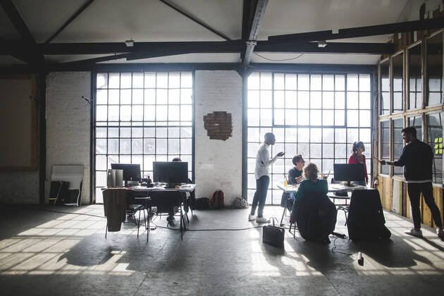 IMAGO Creative, Business, start-ups in old factory buildings