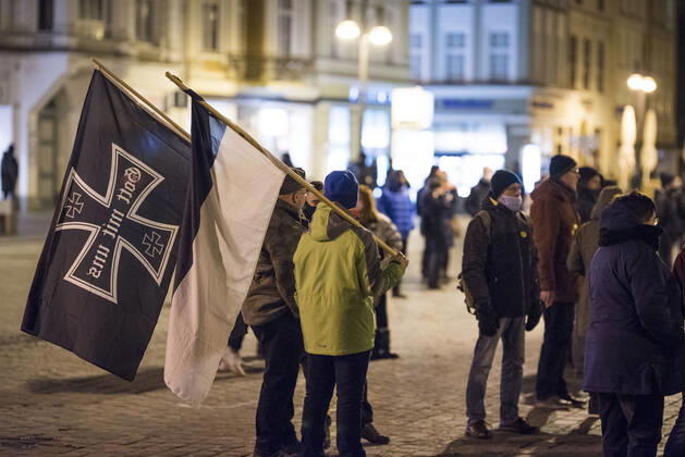 Coronavirus in Mecklenburg-Vorpommern, Protest gegen Corona-Maßnahmen in Rostock