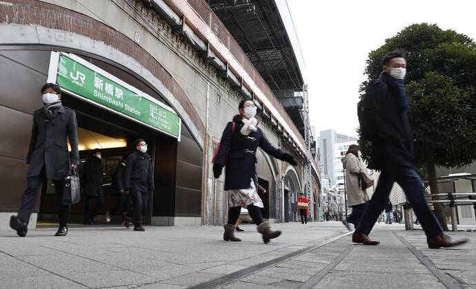 Coronavirus in Japan, Eindrücke aus Tokio