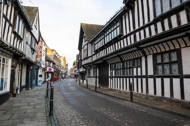 Coronavirus in Großbritannien, Eindrücke vom Lockdown in Worcester