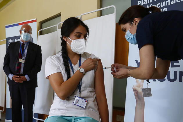 Coronavirus in Chile, Impfstart in der Region Valparaiso