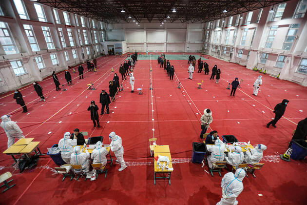Coronavirus in China, Testcenter in Shenyang