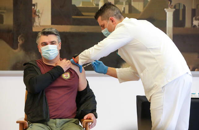 Coronavirus in Kroatien, Regierungsmitglieder lassen sich impfen