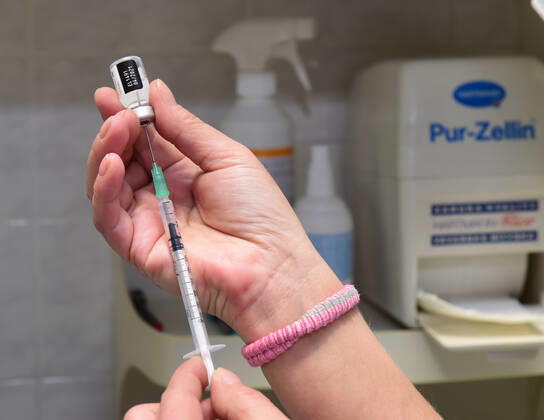 Coronavirus in Tschechien, Impfung in Seniorenheim in Tovacov