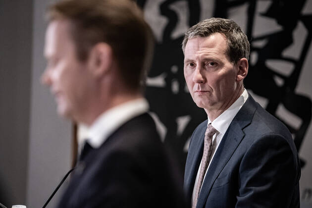Coronavirus in Dänemark, Pressekonferenz zur Lage in Kopenhagen