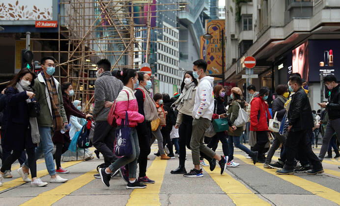 Coronavirus in China, Eindrücke aus Hongkong