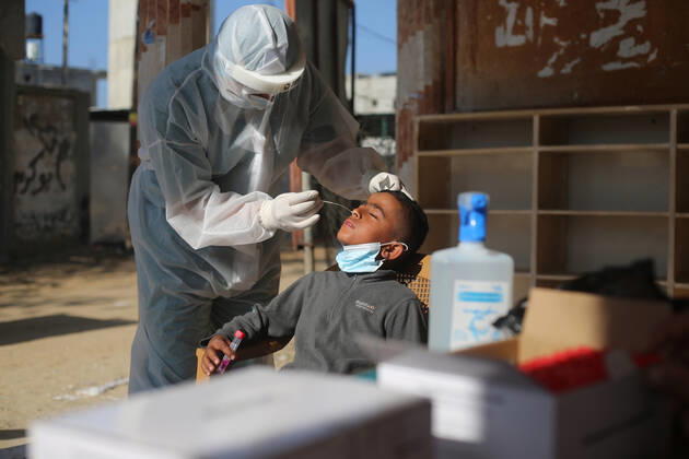 Coronavirus in Palästina, Testdurchführung in Rafah