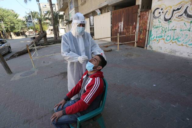 Coronavirus in Palästina, Testdurchführung in Dair al-Balah