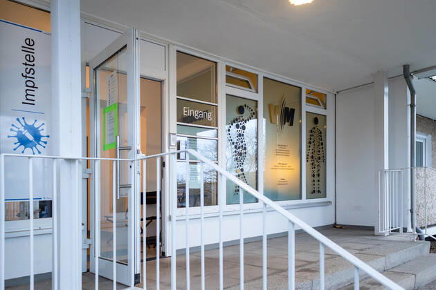 Coronavirus in Thüringen, Impfstelle in Jena