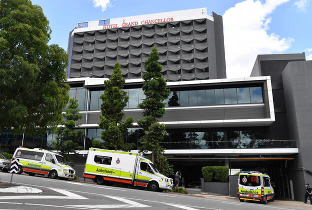 Coronavirus in Australien, Schließung des Quarantäne-Hotels Grand Chancellor in Brisbane