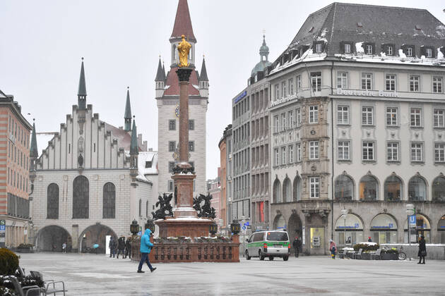 Coronavirus in Bayern, Eindrücke aus München