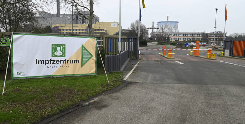 Coronavirus in NRW, Impfzentrum in Kalkar
