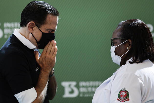 Coronavirus in Brasilien, Start der Impfkampagne in Sao Paulo