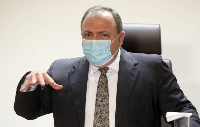Coronavirus in Brasilien, Pressestatement von Eduardo Pazuello zur Impfstoff-Notfallzulassung