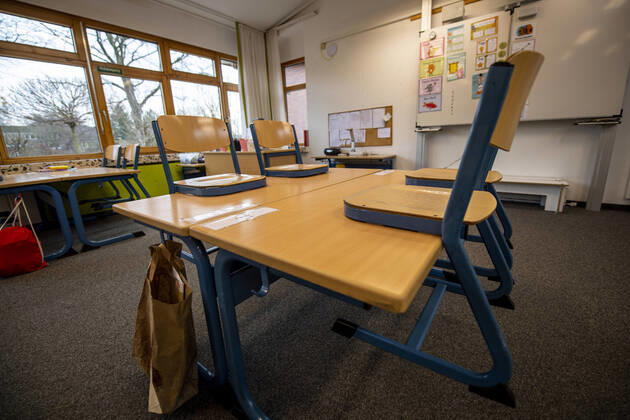 Coronavirus in Nordrhein-Westfalen, Schule in der Coronazeit, Eindrücke aus Rietberg