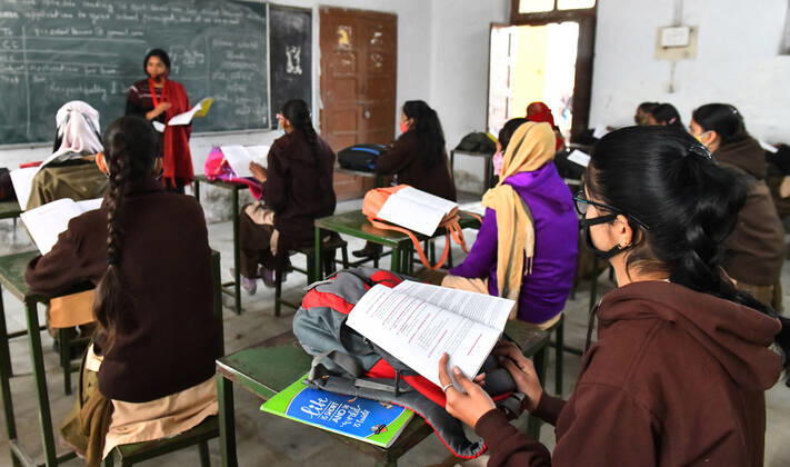 Coronavirus in Indien, Wiedereröffnung von Schulen in Rajasthan