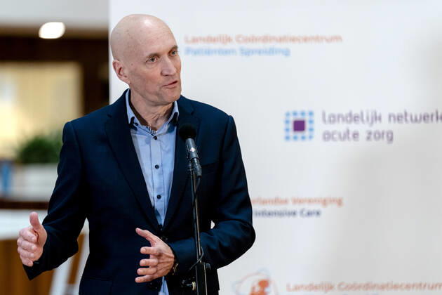 Coronavirus in den Niederlanden, Ernst Kuipers Pressekonferenz in Rotterdam zur Lage in den Krankenhäusern