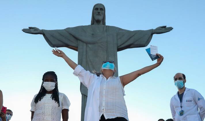 Coronavirus in Brasilien, Start der Impfkampagne in Rio de Janeiro