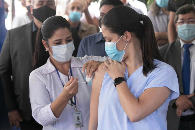 Coronavirus in Brasilien, Impfstart in Brasilia im Hospital Regional de Asa Norte
