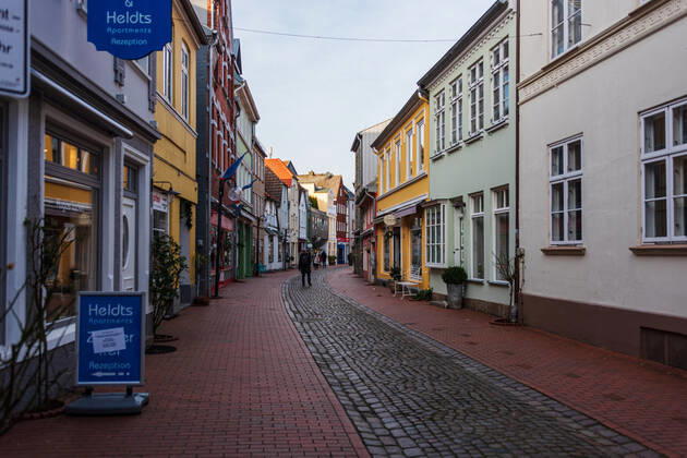 Coronavirus in Schleswig-Holstein, Eindrücke aus Eckernförde