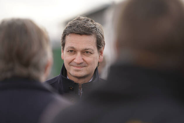 Coronavirus in Rheinland-Pfalz, Christian Baldauf besucht Impfzentrum in Lahnstein