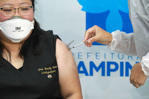 Coronavirus in Brasilien, Impfstart in Campinas
