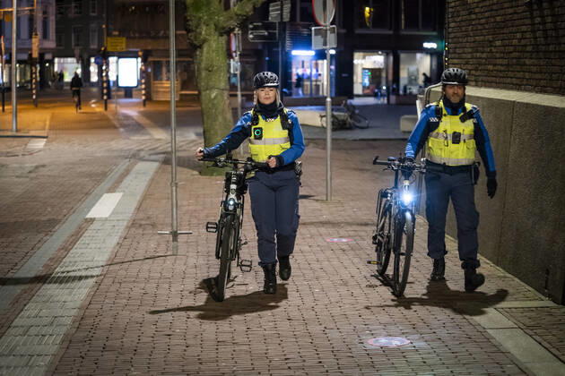 Coronavirus in den Niederlanden, Kontrolle der nächtlichen Ausgangssperre in Utrecht