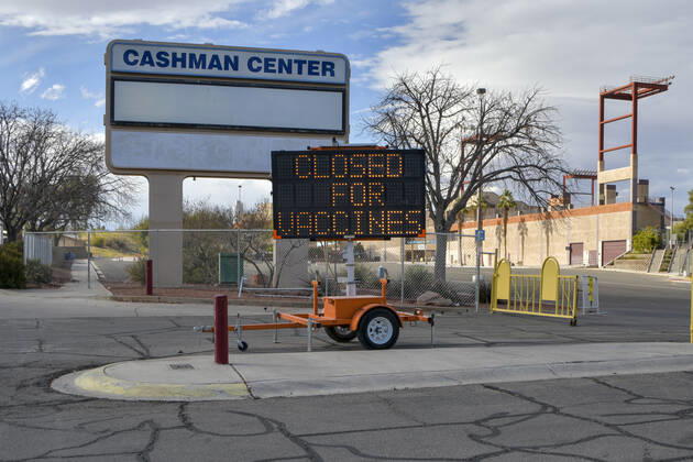 Coronavirus in den USA, Impfzentrum in Las Vegas