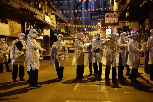 Coronavirus in China, Lockdown in Hongkong