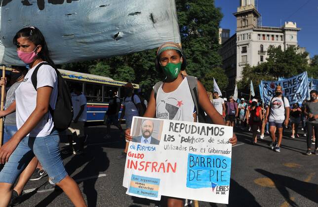 Coronavirus in Argentinien, Proteste in Buenos Aires