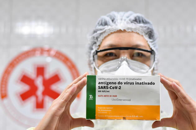 Coronavirus in Brasilien, Impfung in Sao Paulo