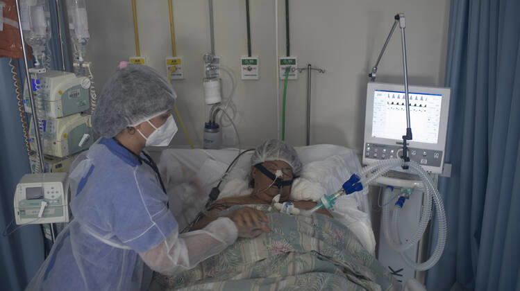 Coronavirus in Brasilien, Covid Intensivstation in Rio de Janeiro