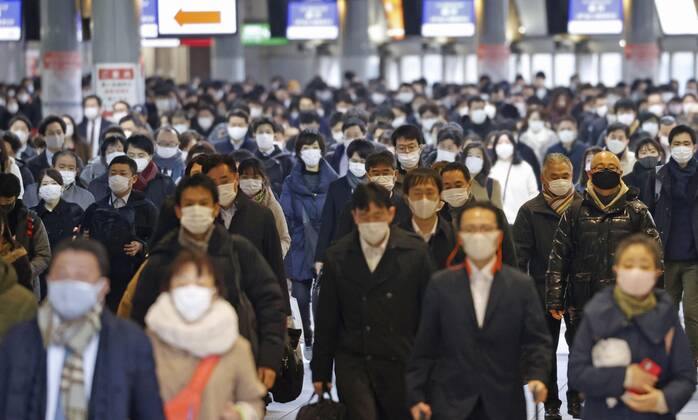 Coronavirus in Japan, Eindrücke aus Tokio