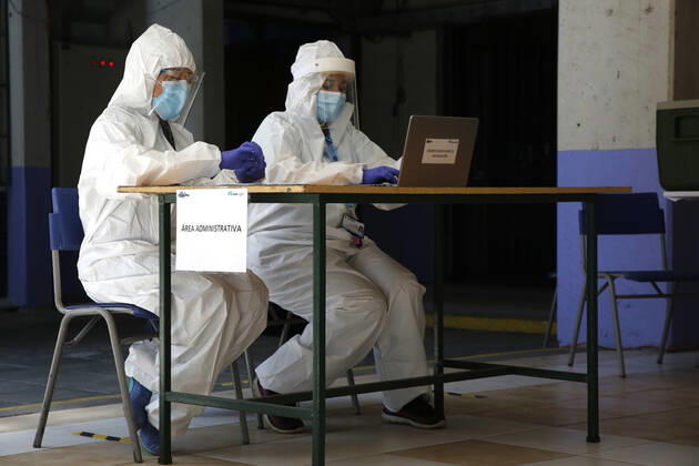 Coronavirus in Chile, Impfungen in Santiago de Chile