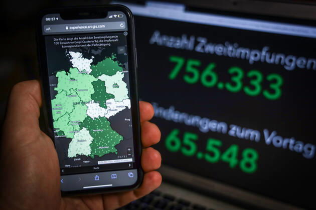 Coronavirus in Deutschland, Informationen zum Impfstand
